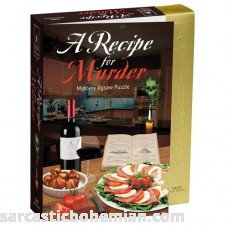 Classic Mystery Jigsaw Puzzle Recipe for Murder B0085093IC